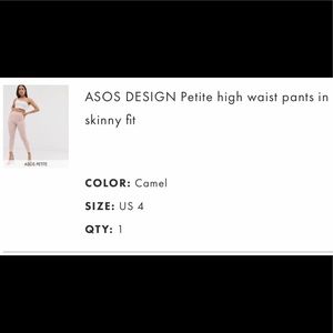 ASOS dress pants